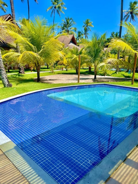 Natural landscape, Garden, Swimming pool