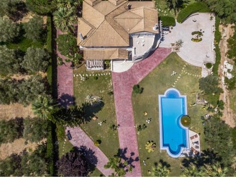 Bird's eye view, Pool view