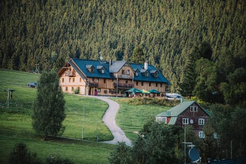 Property building, Natural landscape, Mountain view