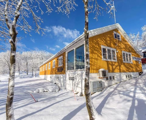 Property building, Nearby landmark, Natural landscape, Winter