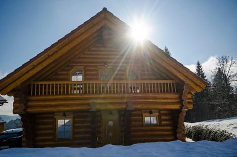 Luxus-Ferienhaus Blockhaus Chalet Nr 3 Toplage am Feldberg mit Sauna, Outdoor-Hottub, Kamin auf 1300m üM House in Baden-Württemberg