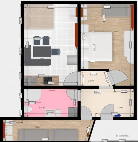 Decorative detail, Floor plan