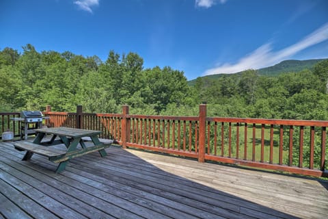 Ski Lodge Mtn Retreat with Fire Pit, Deck and Views! House in Addison County