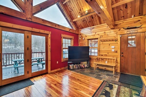 Ski Lodge Mtn Retreat with Fire Pit, Deck and Views! House in Addison County