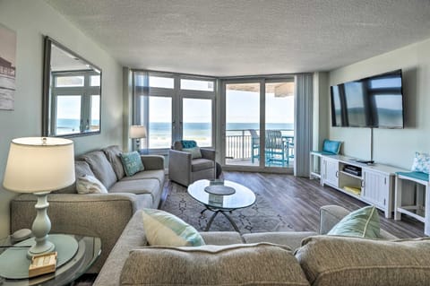 Oceanfront Home with Balcony Steps to Daytona Beach Condo in Daytona Beach Shores