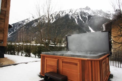 Bird's eye view, Winter, Hot Tub, Mountain view