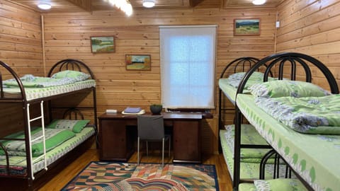 Photo of the whole room, bunk bed