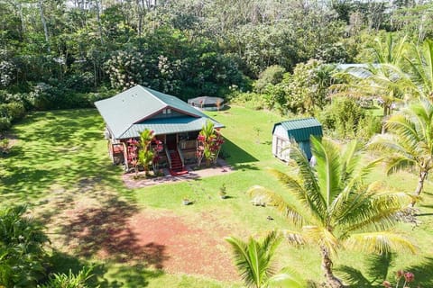 The Coqui Shack cabin Haus in Hawaiian Paradise Park