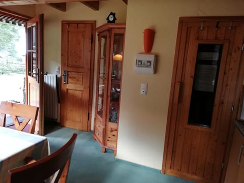 Living room, Seating area, Garden view