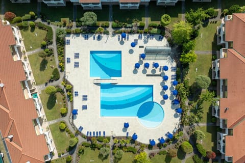 Bird's eye view, Pool view