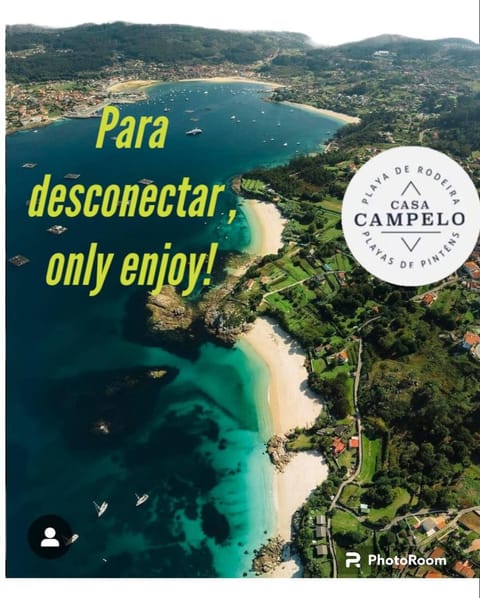 Casa Campelo - APTO Playa de Rodeira Cangas, Garaje y WiFi gratis Appartement in Cangas