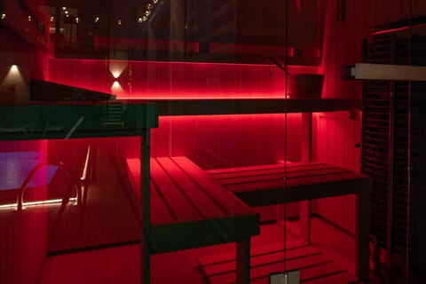 Night, Sauna, Seating area