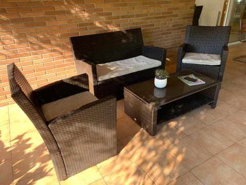 Patio, Living room, Seating area