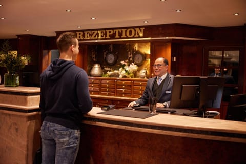 People, Lobby or reception