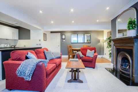 TV and multimedia, Kitchen or kitchenette, Living room, Seating area, Dining area, fireplace