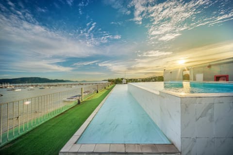 Day, Balcony/Terrace, Swimming pool, Sunset