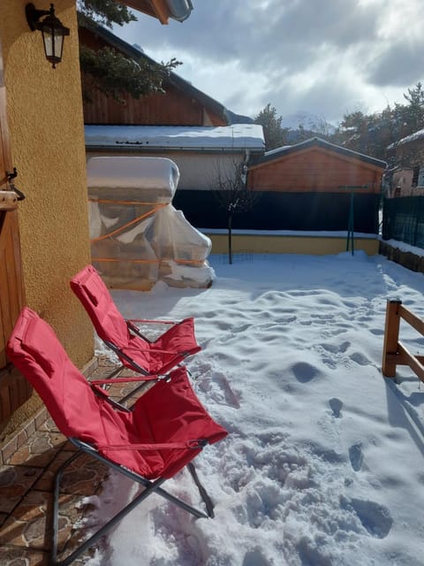 Winter, Garden view