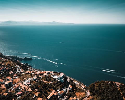 Natural landscape, Bird's eye view, Hiking, Sea view