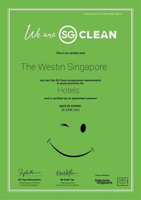 The Westin Singapore Hotel in Singapore