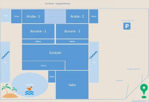 A1 APARTMENT budget at JAN THIEL Curacao Apartment in Jan Thiel