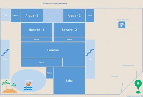 A2 APARTMENT budget at JAN THIEL Curacao Apartment in Jan Thiel