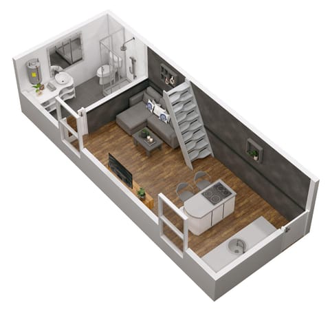 Living room, Floor plan