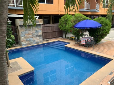 Property building, Pool view, Swimming pool