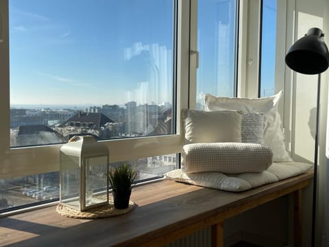 View (from property/room), Living room, Seating area, River view, River view, Sea view, Sea view