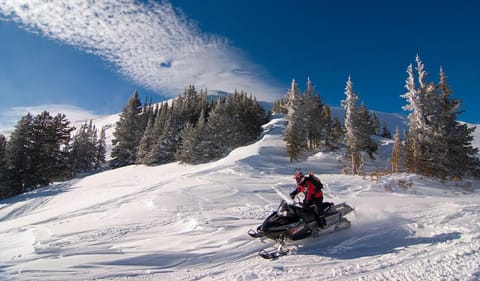 Relax in The Rockies Located on Lake Estes, Jacuzzi and Indoor Outdoor Fireplace House in Estes Park