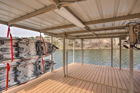 Chic Lakefront Cabin with Dock and Bluff Creek Views! House in Possum Kingdom Lake