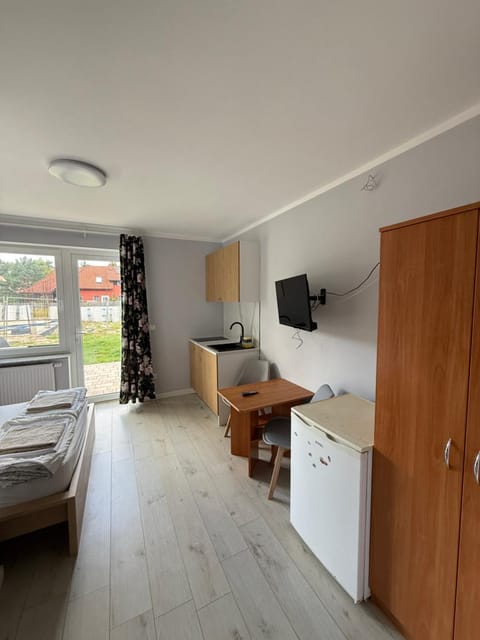 Bed, TV and multimedia, Kitchen or kitchenette, Photo of the whole room, oven