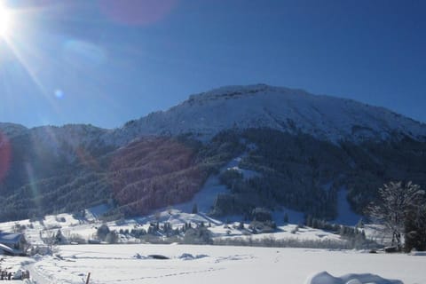 Natural landscape, Winter, Mountain view