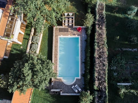 Bird's eye view, View (from property/room), Swimming pool, Inner courtyard view