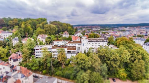 Property building, Bird's eye view, Landmark view