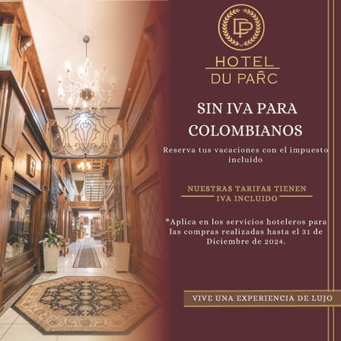 Hotel Du Parc Hotel in Medellin