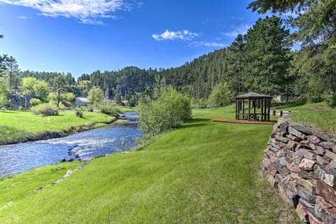 Creekside Rapid City Cabin with Deck on 30 Acres! House in Pennington County