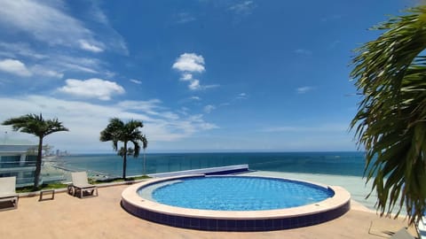 Nearby landmark, Day, Natural landscape, Beach, Pool view, Sea view, Swimming pool