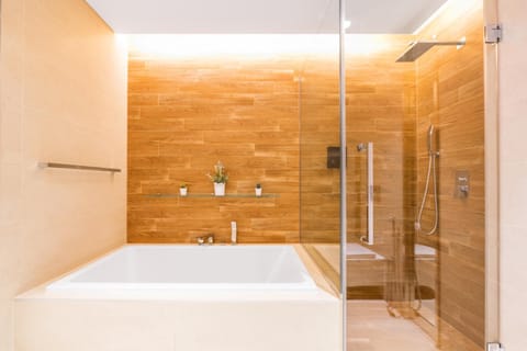 Shower, Bathroom, Bath, towels