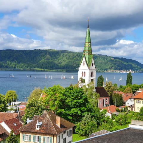 Bird's eye view, City view, Lake view