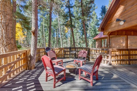 Tranquil Angel Fire Cabin with Deck Golf and Fish! House in Angel Fire