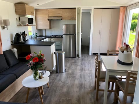 Kitchen or kitchenette, Living room, Seating area, Dining area, dishwasher, minibar, pet friendly, stove