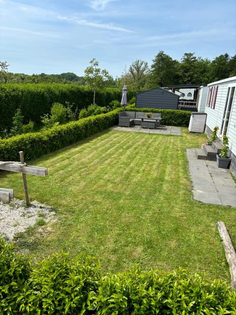 Property building, Spring, Natural landscape, Garden, Garden view