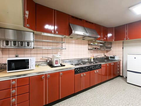 Kitchen or kitchenette, dishwasher