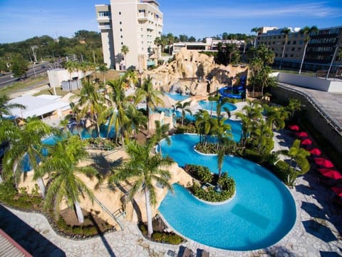 Bird's eye view, Aqua park, Swimming pool