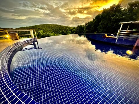 Day, Natural landscape, Pool view, Swimming pool, Sunset