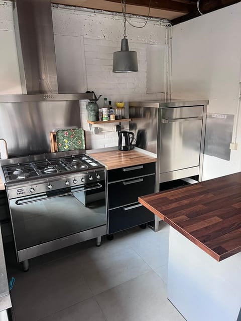 Kitchen or kitchenette, dishwasher, stove, kitchen