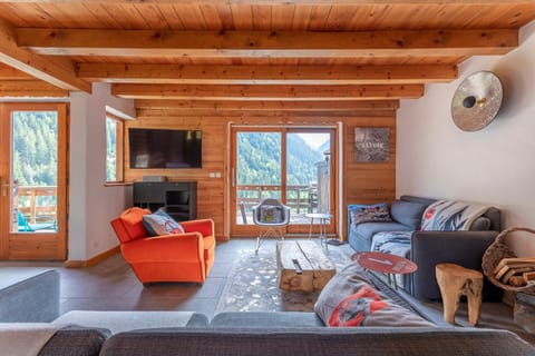 Chalet Solize - Terrasse avec superbe vue - Sauna Chalet in Champagny-en-Vanoise