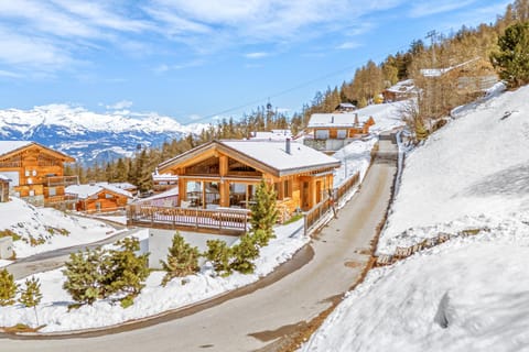 Property building, Natural landscape, Winter, Mountain view