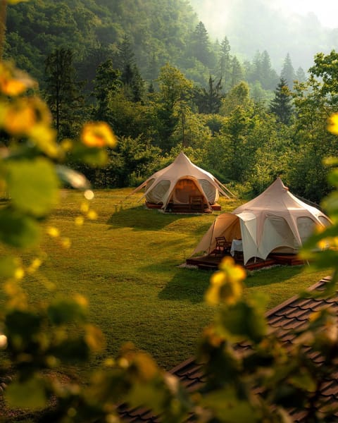Glamping Gozdna Jasa Luxury tent in Bovec