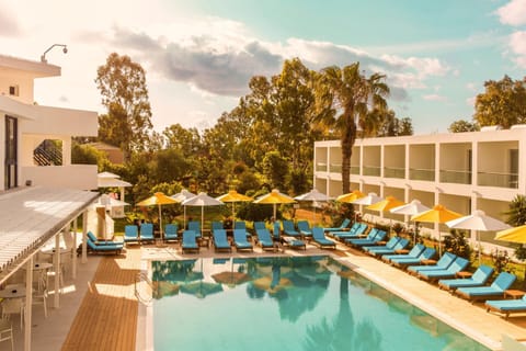 Day, Bird's eye view, Summer, Swimming pool